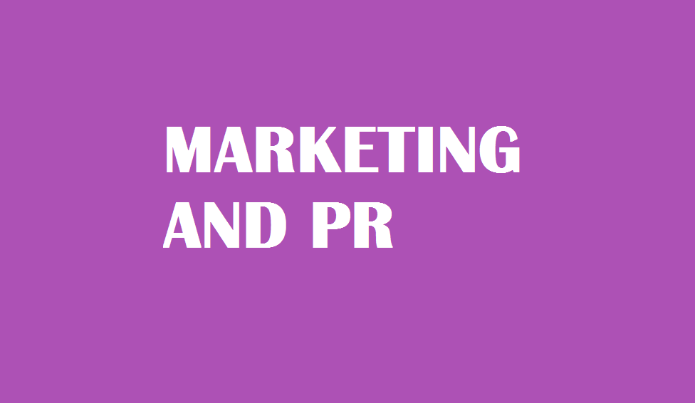 MARKETING AND PR