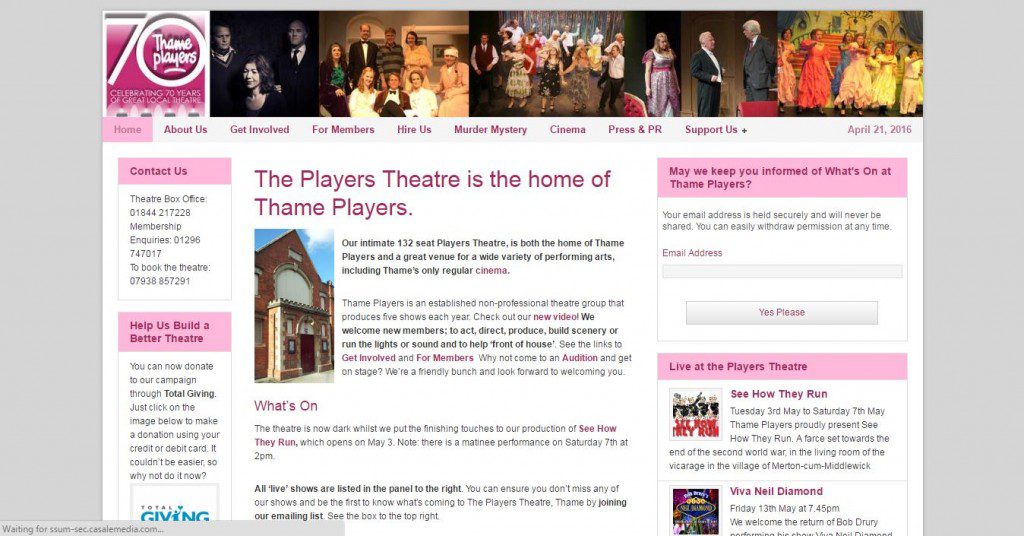 thame players theatre