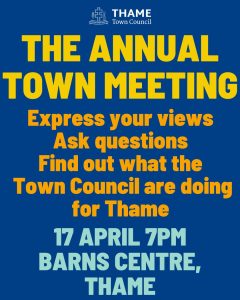 The Annual Town Meeting @ Thame Barns Centre