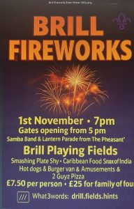 Brill Fireworks 2025 @ Brill Playing Fields