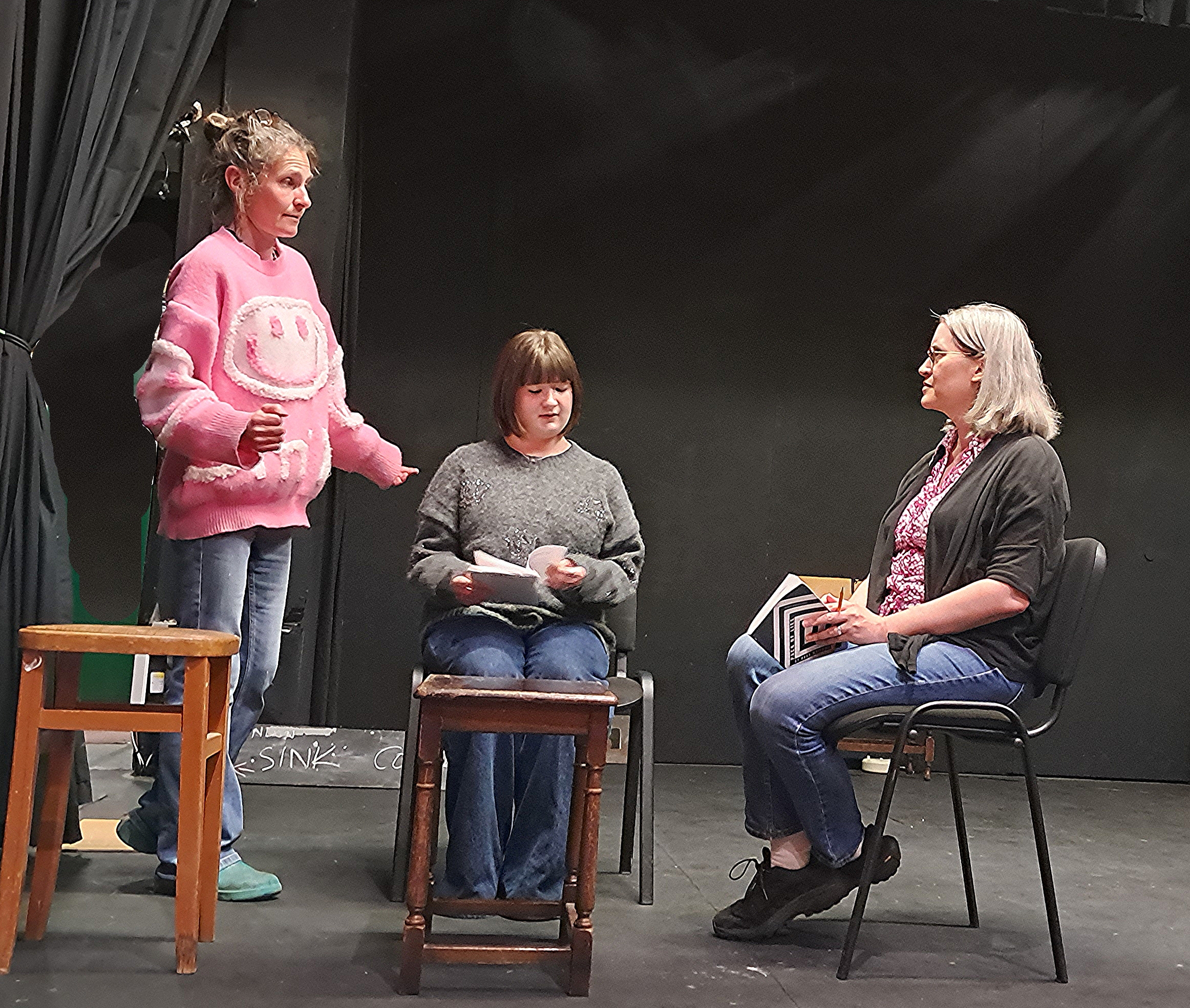 Pack of Lies Cast in Rehearsal (media)