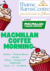 Thame Barns Centre: Macmillan Coffee Morning @ Thame Barns Centre