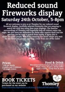 Thomley: Reduced Sound Firework Display 2026 @ Thomley,Worminghall